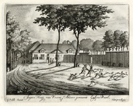 136017 Gezicht op het huis van de jachtopzichter van het huis Soestdijk te Baarn.